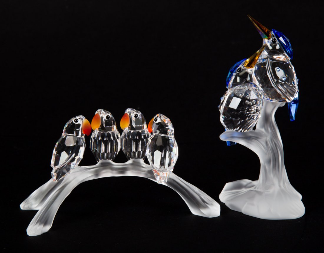Two Swarovski crystal bird groups (1 of 4)