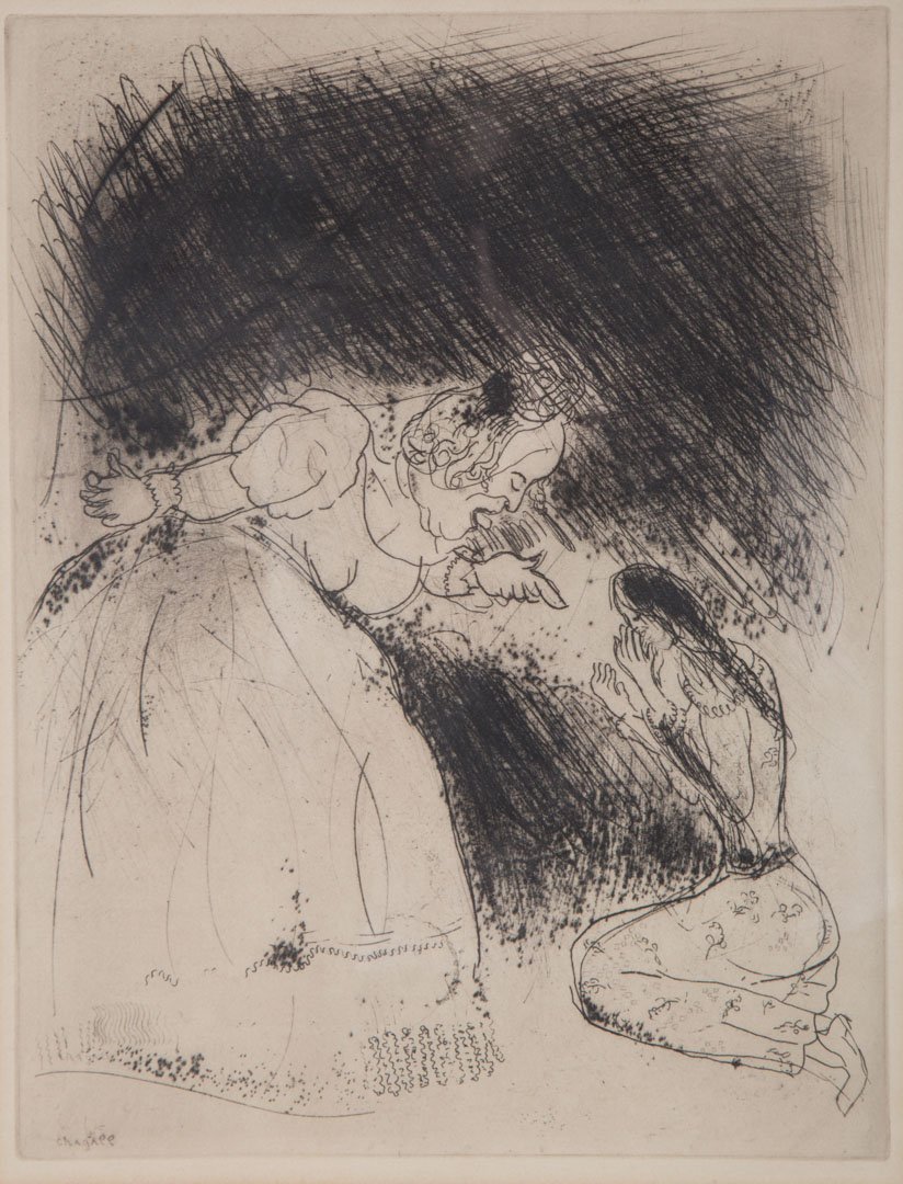 Marc Chagall. Cinderella, etching (1 of 4)