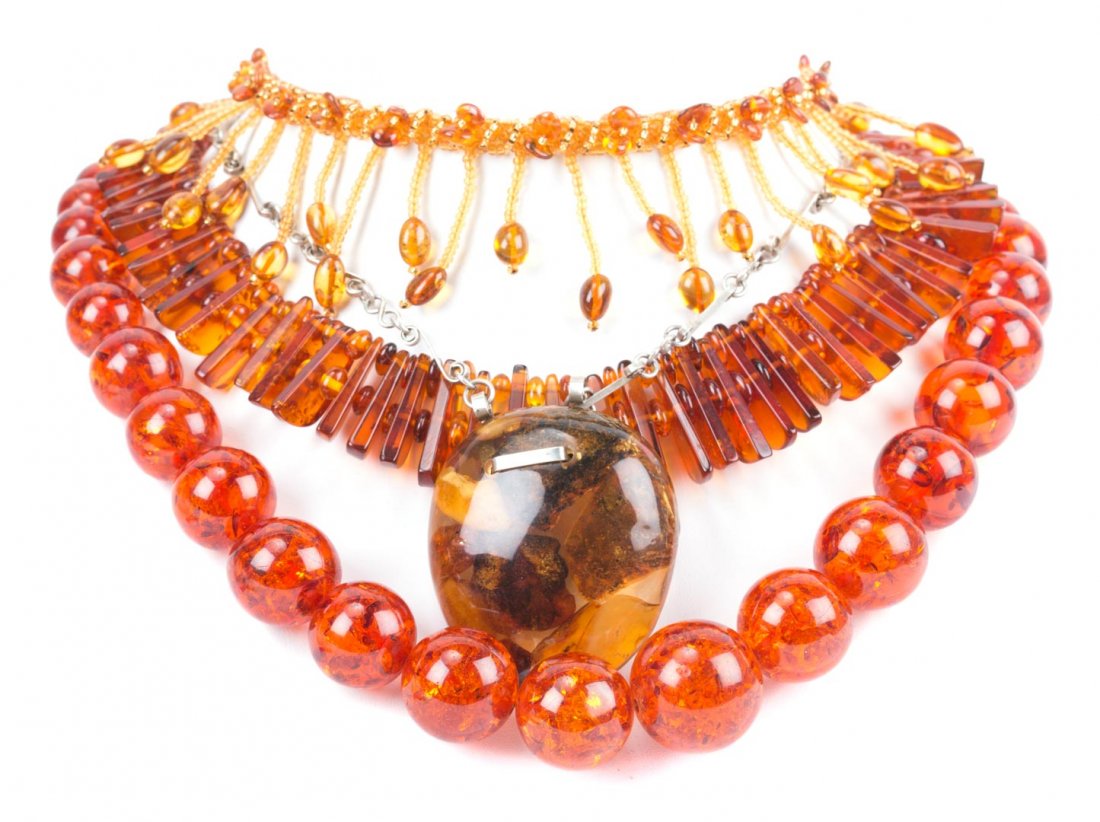 A Collection of Amber Jewelry (1 of 7)