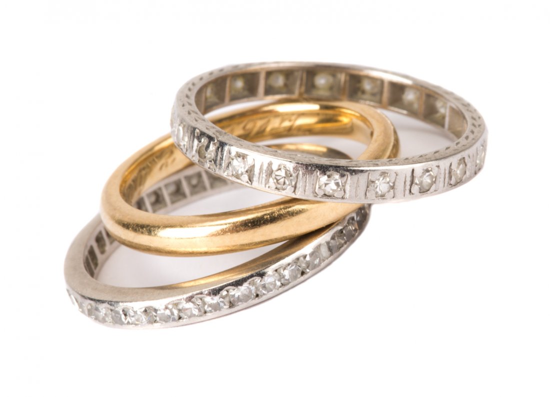 A Trio of Lady's Weddings Bands (1 of 6)