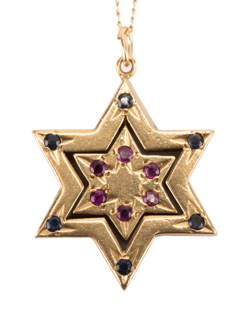 A Star Pendant with Rubies and Sapphires (1 of 4)