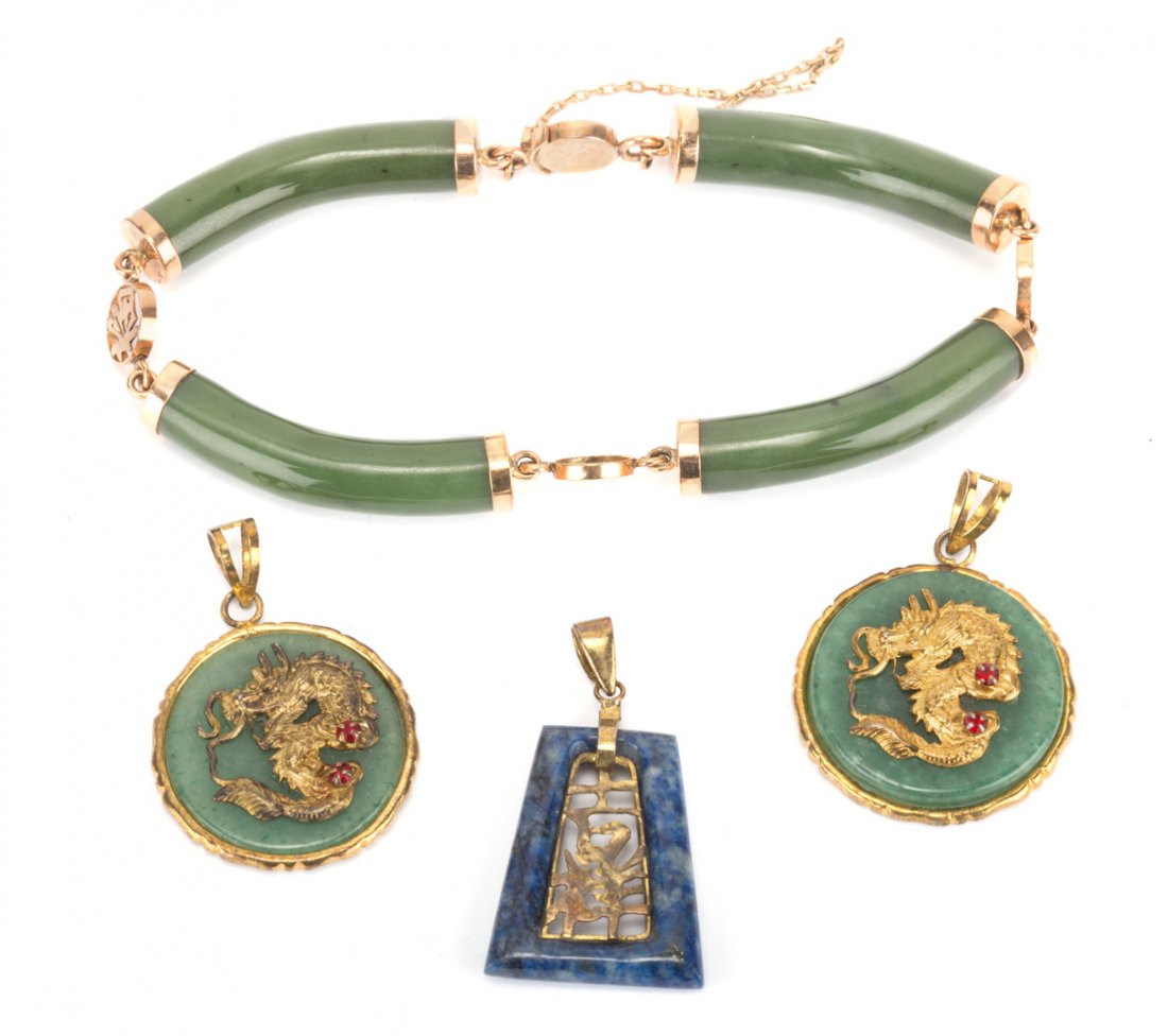 A Selection of Jade Jewelry (1 of 5)