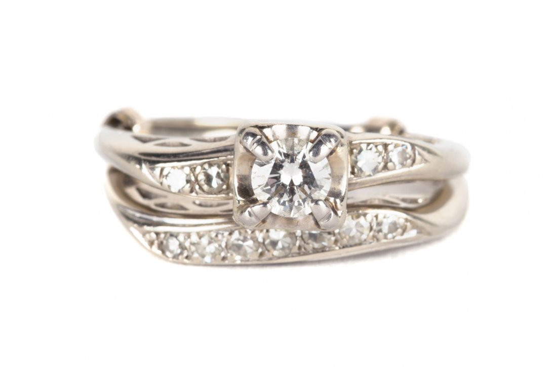 A Lady's Diamond Wedding Set (1 of 6)