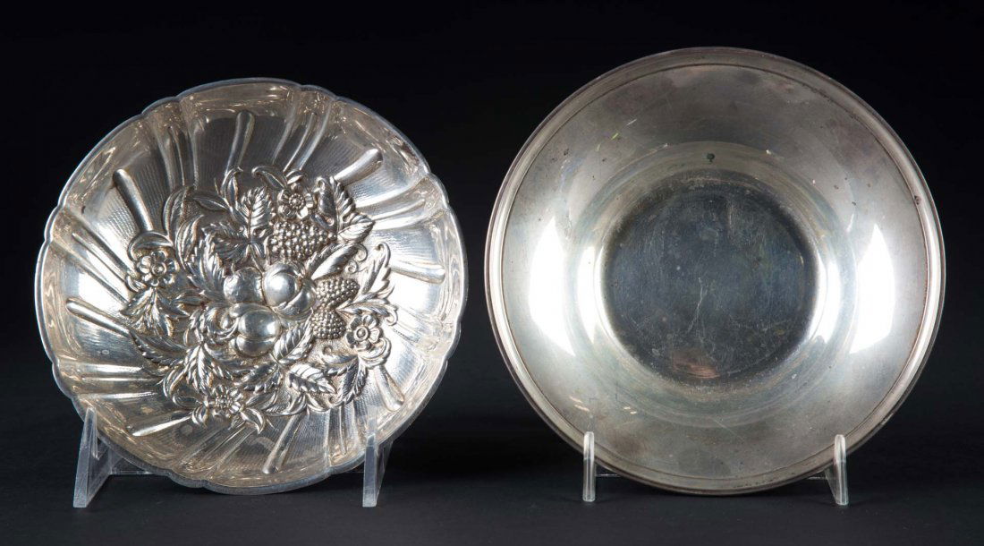 Kirk sterling fruit bowl & Stieff sterling bowl (1 of 5)