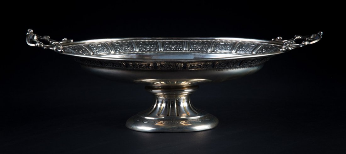German silver oval center bowl (1 of 5)