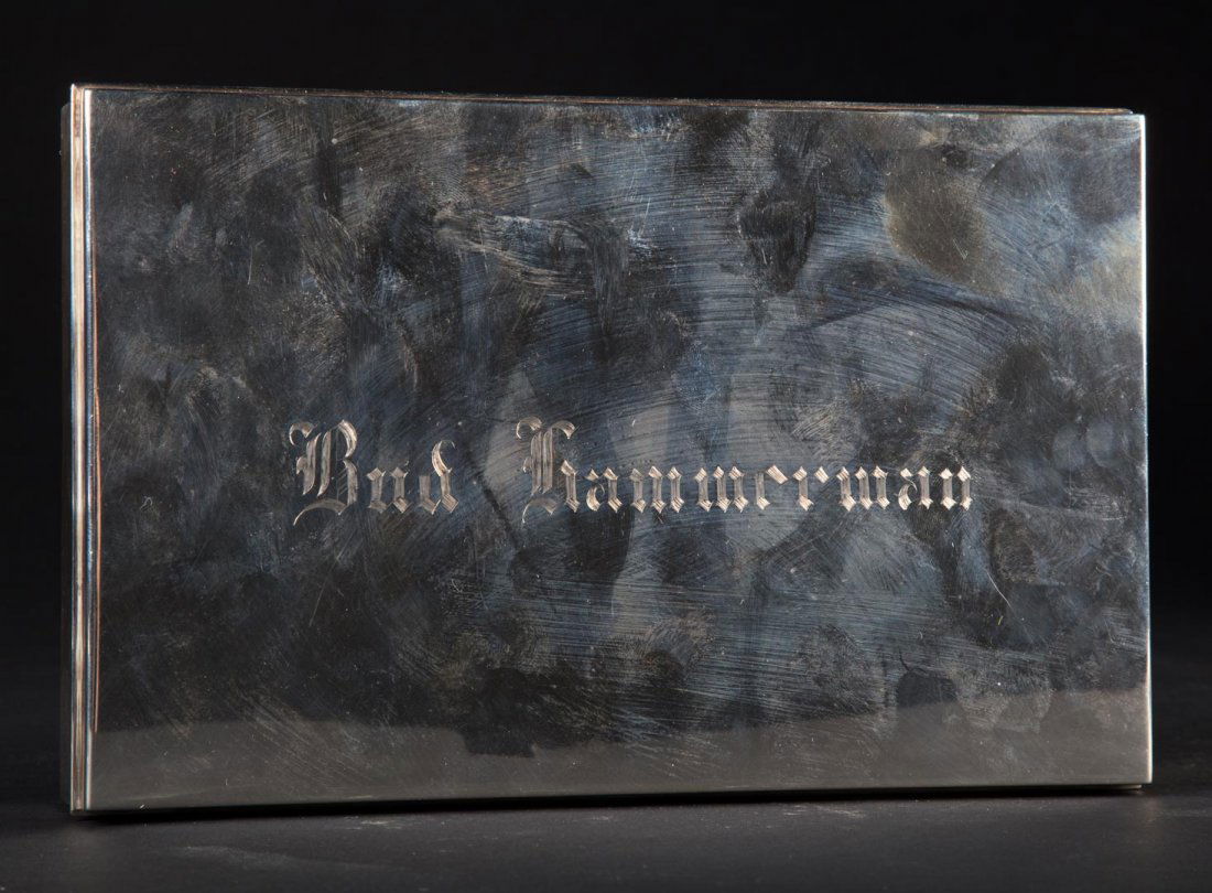 Tiffany & Co. sterling silver cigar or card box (1 of 4)