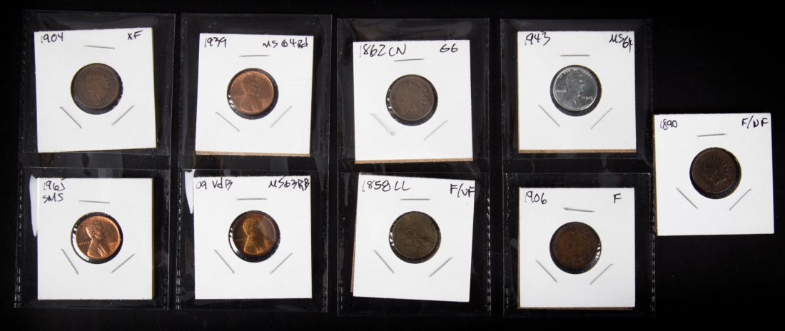 [US] Small Cent Type Set (1 of 4)