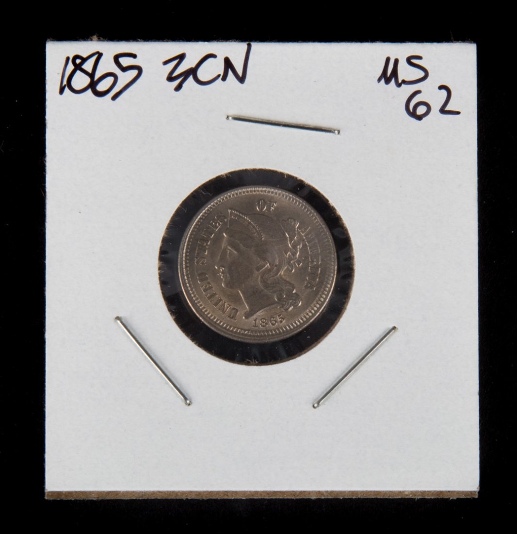 [US] 1865 Three Cent Nickel (1 of 2)