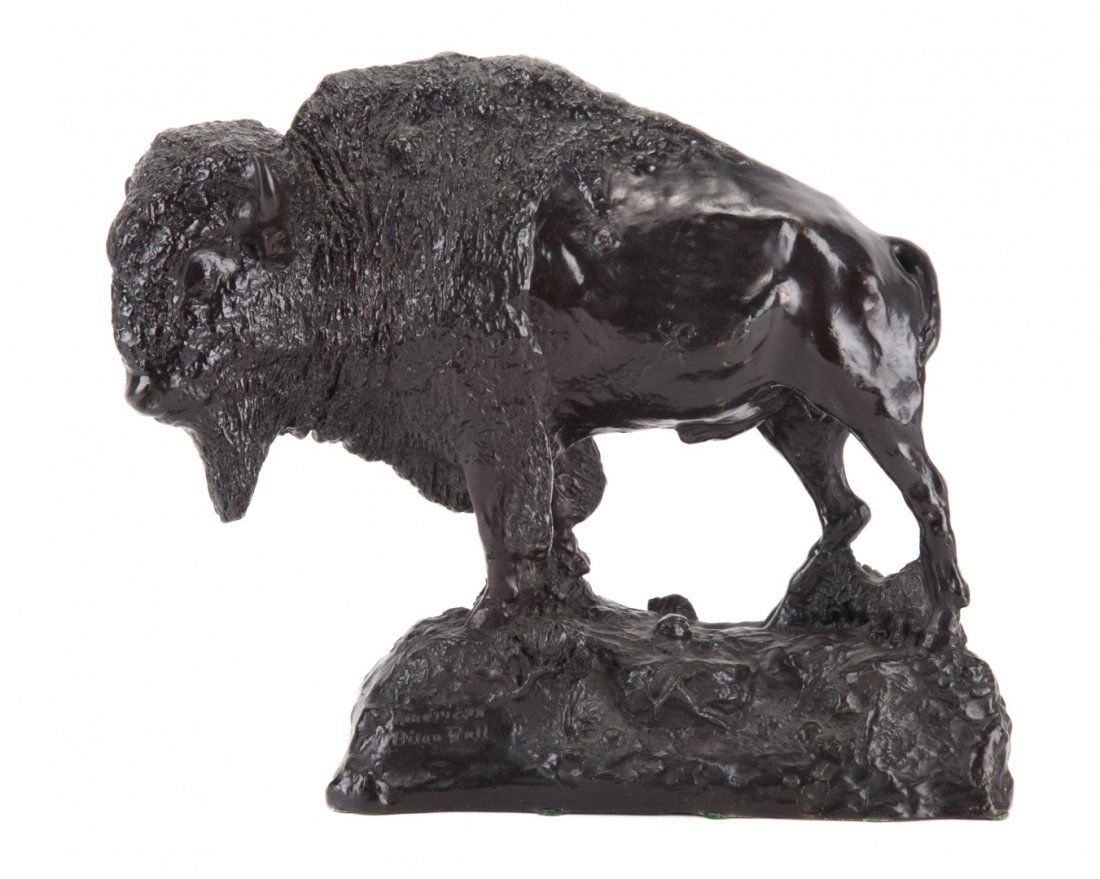 R.E. Carothers. American Bison Bull, bronze (1 of 6)