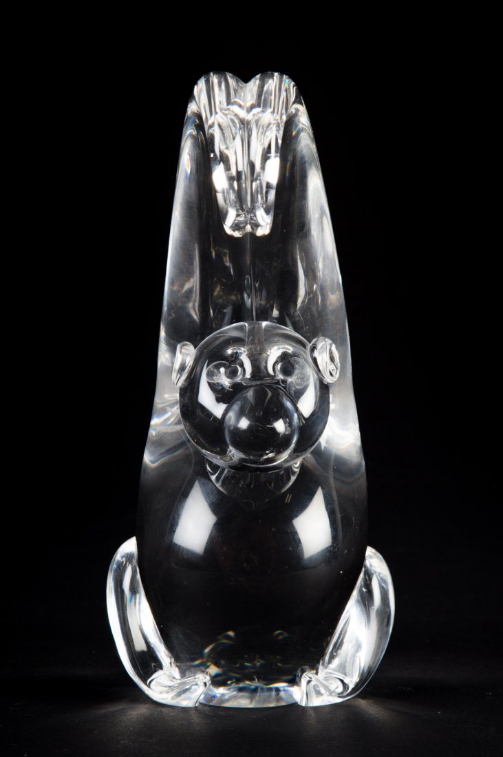 Steuben crystal climbing monkey (1 of 5)