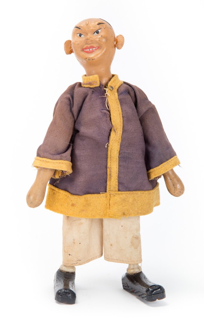 Schoenhut carved and painted wood Chinese acrobat (1 of 2)