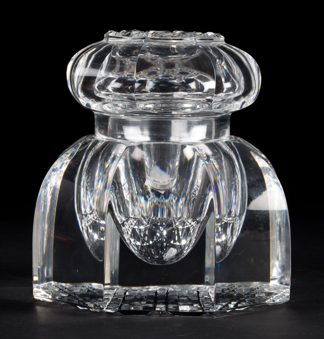 Large Baccarat crystal inkwell (1 of 5)