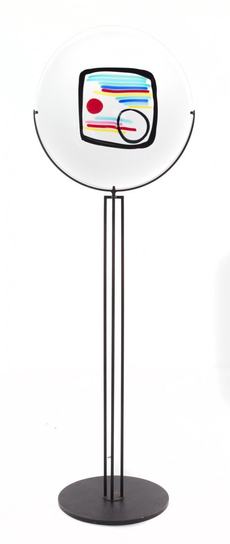 Livio Seguso. Art glass sculpture on stand (1 of 8)