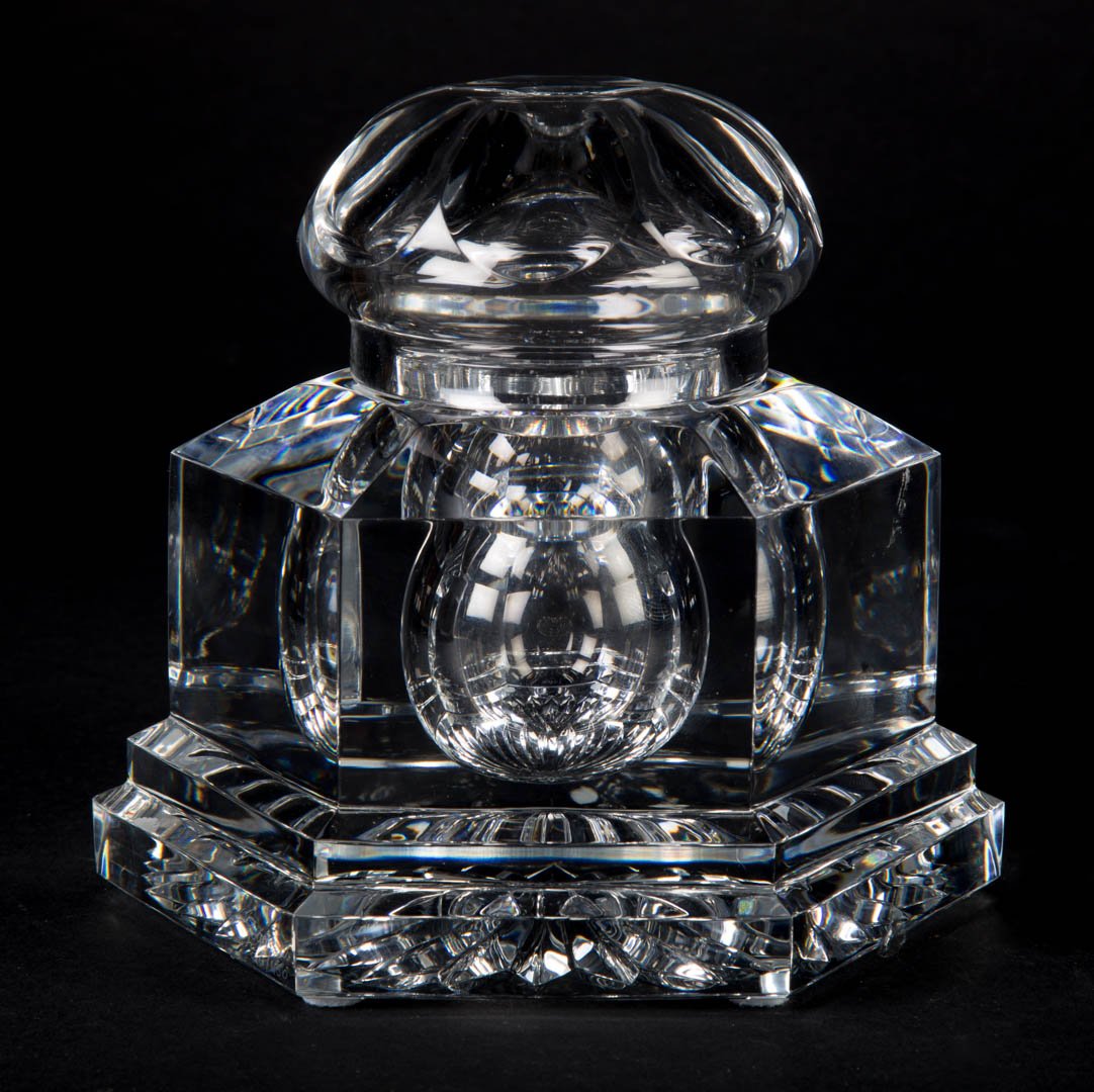 Baccarat crystal Victor Hugo inkwell (1 of 4)