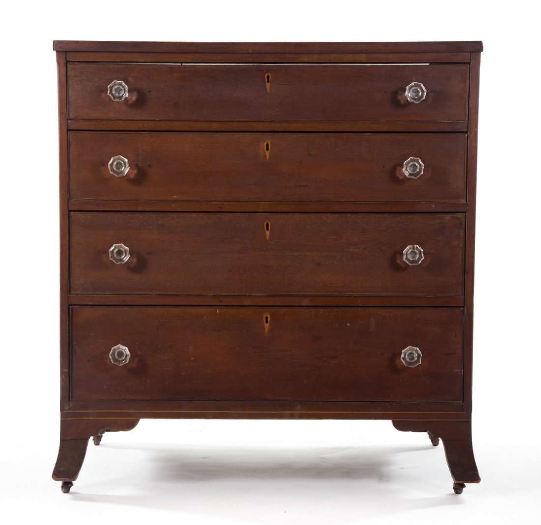 Federal cherry chest of drawers, Southern states (1 of 3)