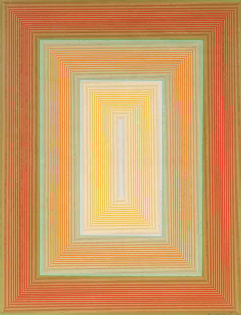 Richard Anuszkiewicz. Untitled, serigraph (1 of 5)