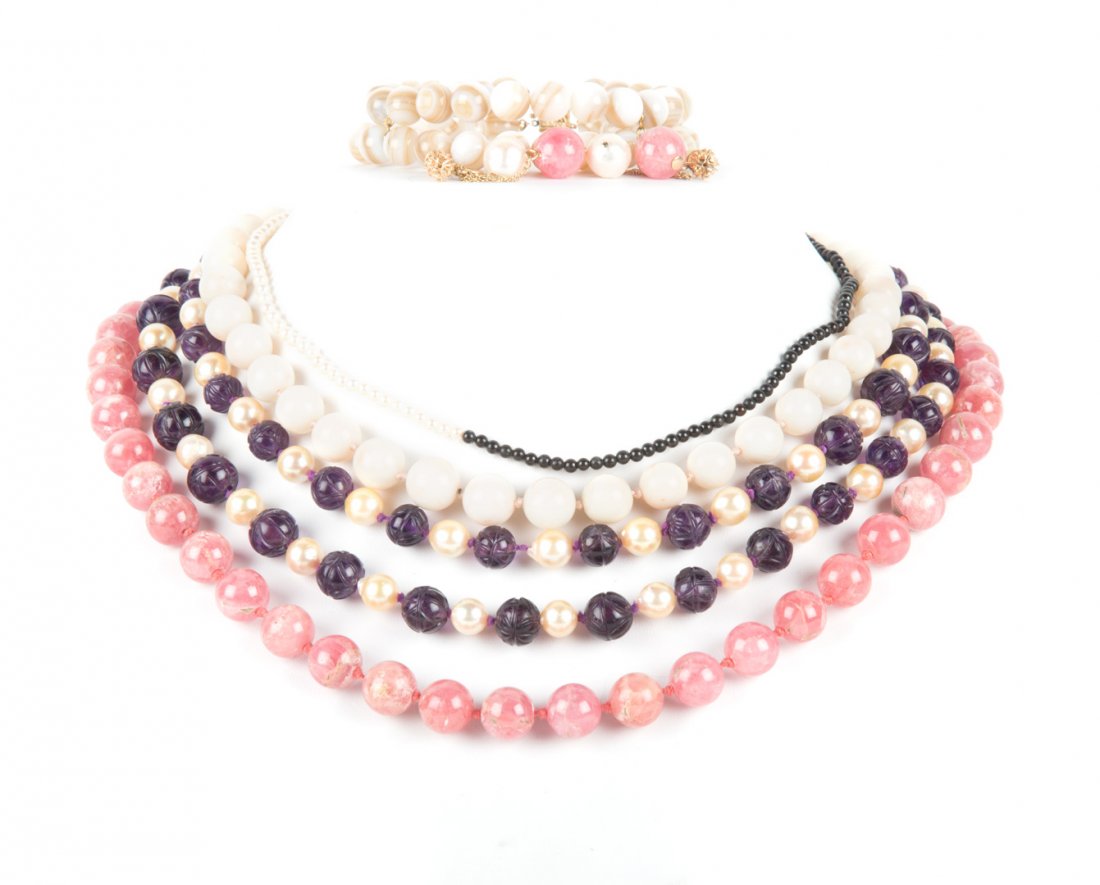 A Selection of Beaded Necklaces (1 of 6)