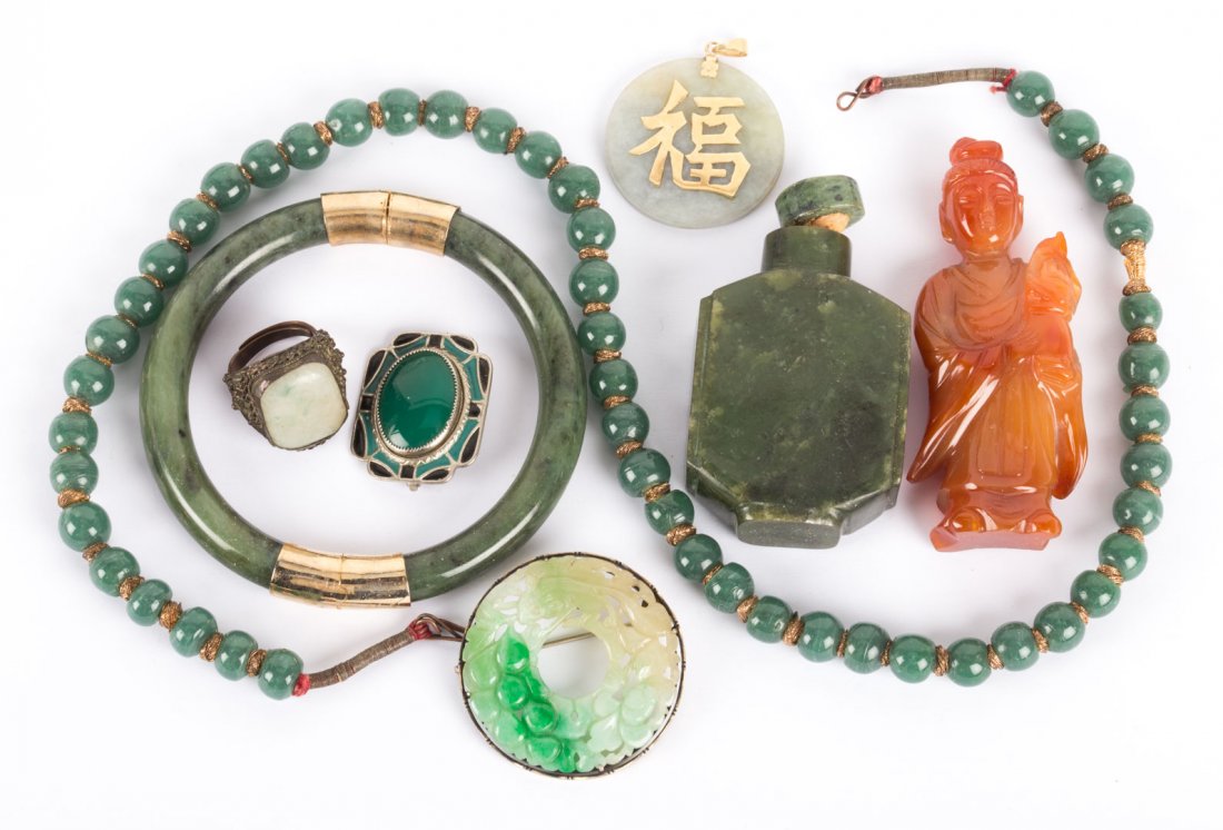 A Selection of Jade Items (1 of 4)