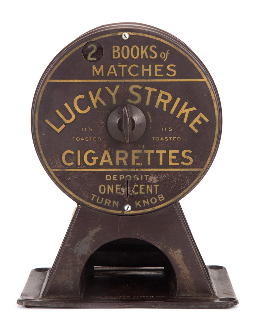 Lucky Strike coin op match dispenser (1 of 4)