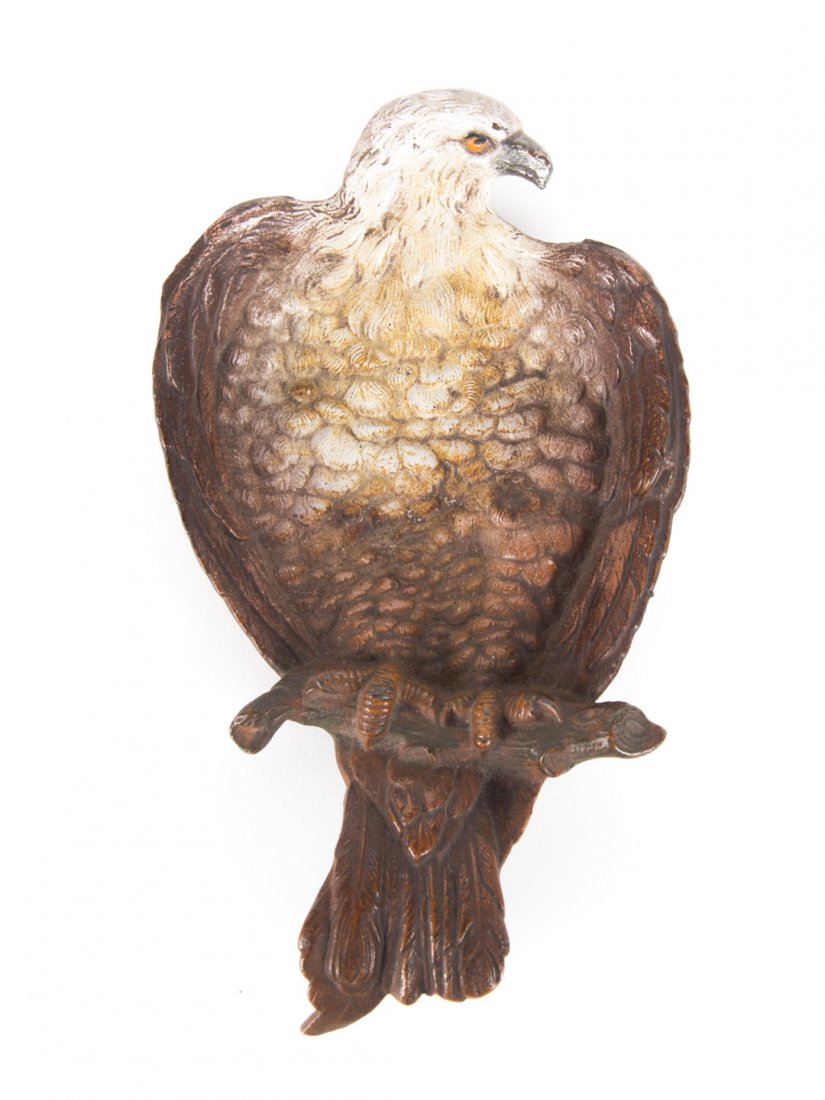 Painted cast iron eagle ashtray (1 of 4)