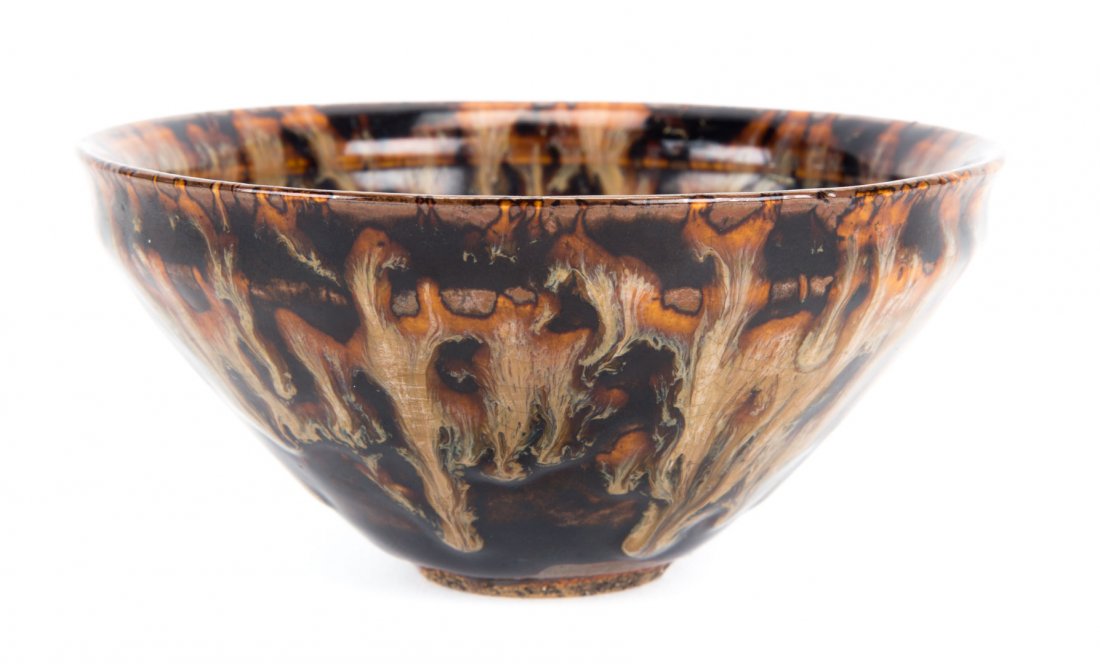 Chinese tortoiseshell glazed bowl (1 of 3)