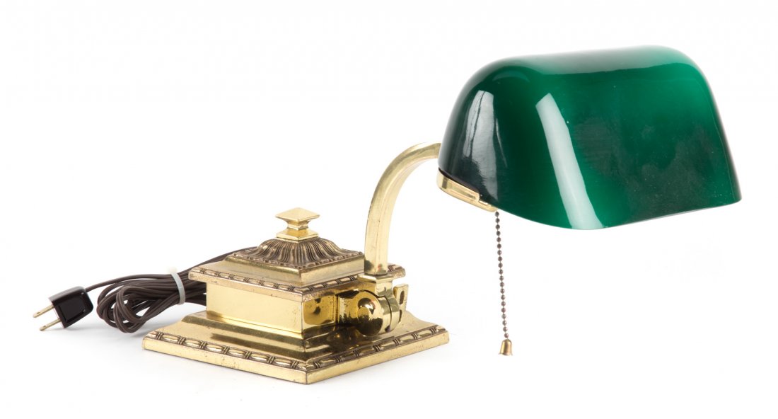 Emeralite No. 8734 roll-top desk lamp (1 of 5)