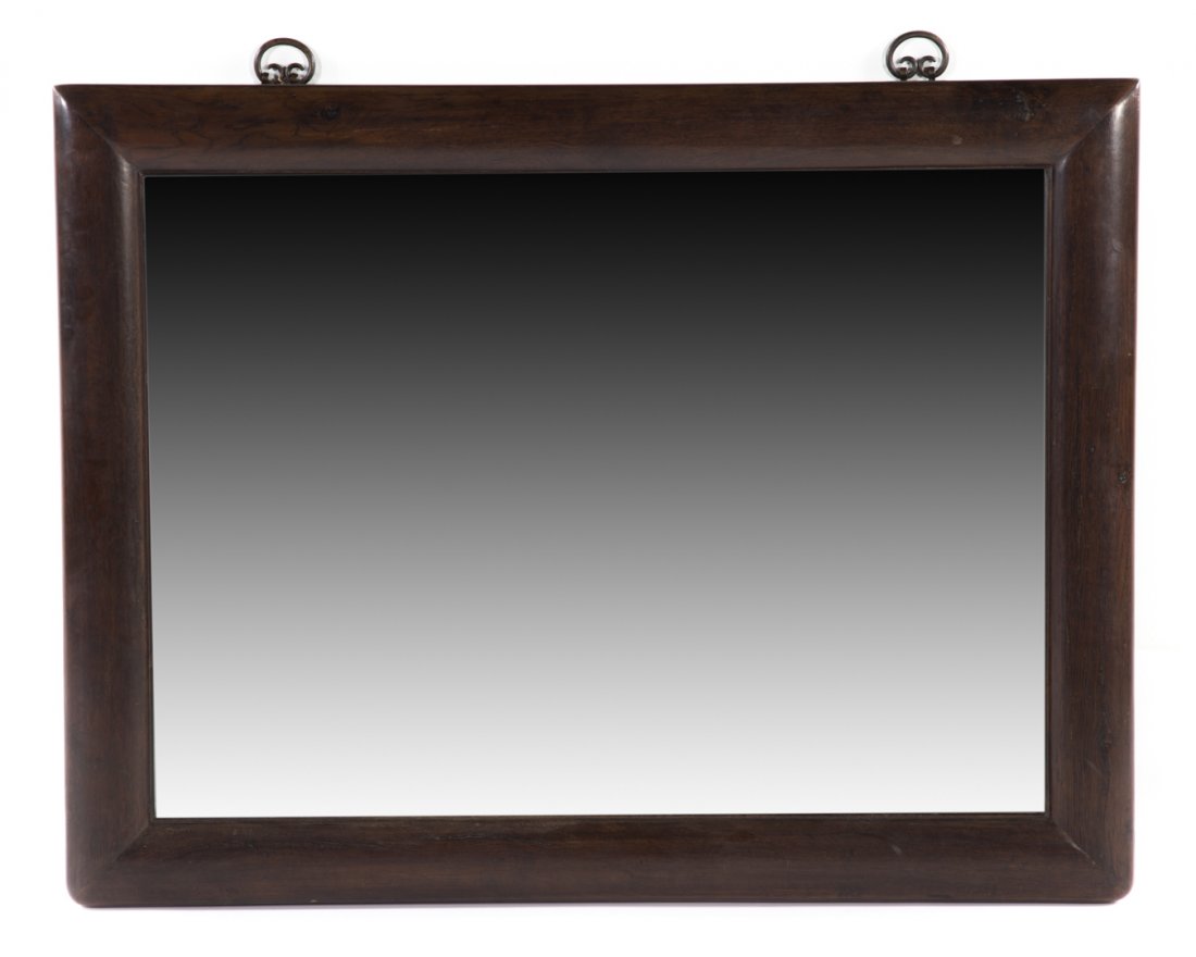 Chinese old blackwood mirror (1 of 5)