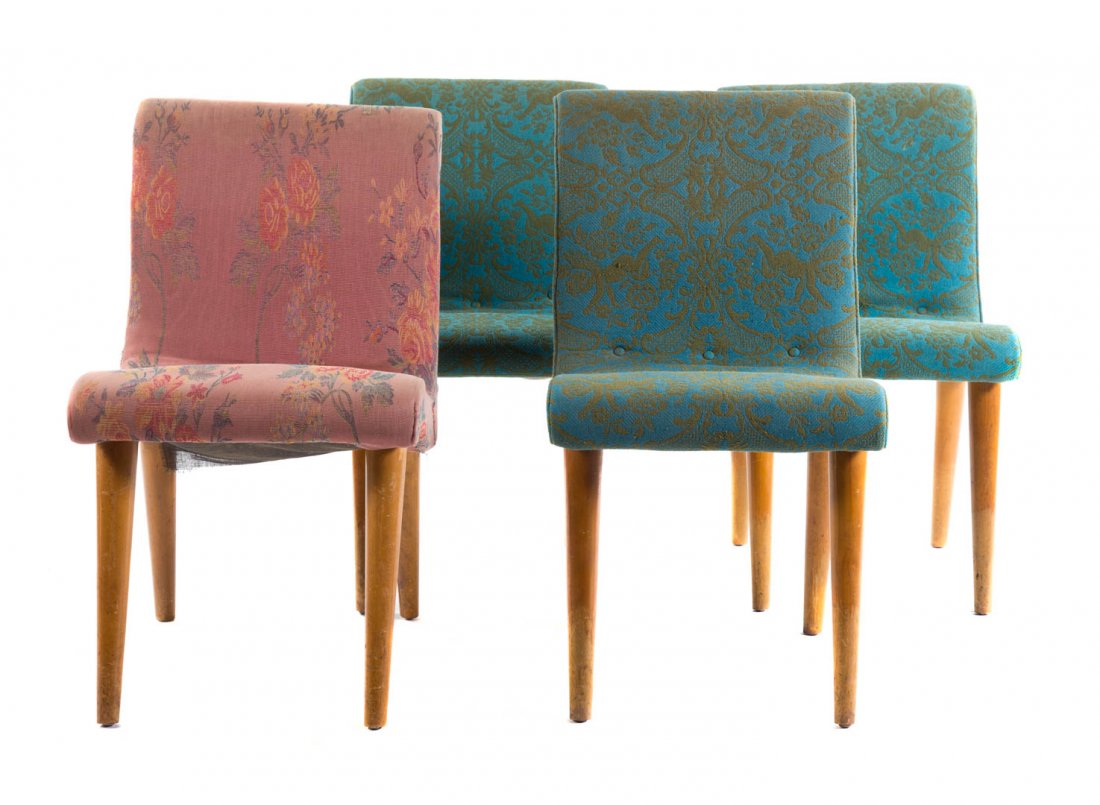 Set of four mid-century modern dining chairs (1 of 3)