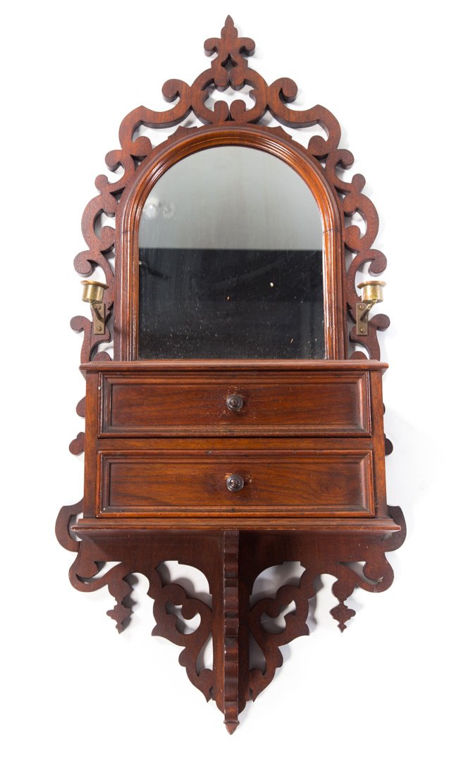 American Gothic style oak hanging shaving stand (1 of 3)