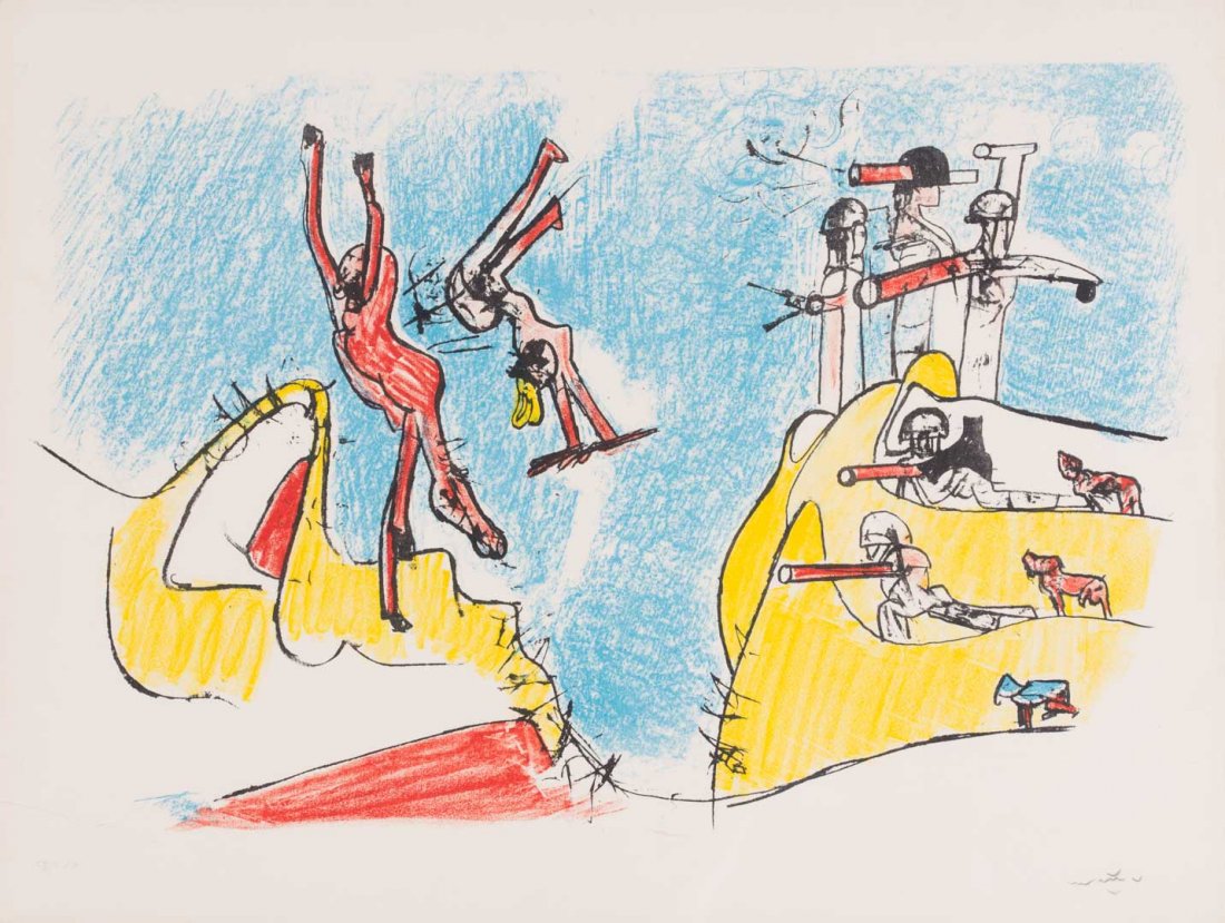 Roberto Matta "La Bataille de St. Dominique, litho (1 of 4)