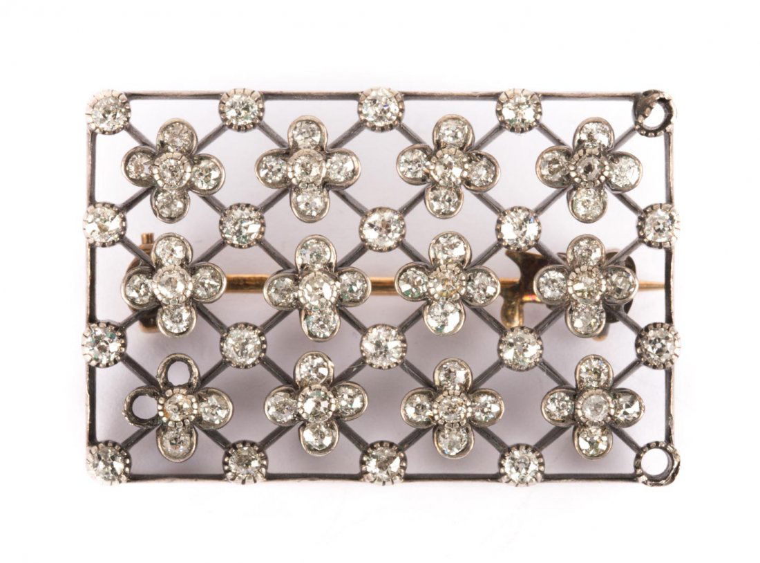 An Art Deco Diamond Brooch (1 of 3)