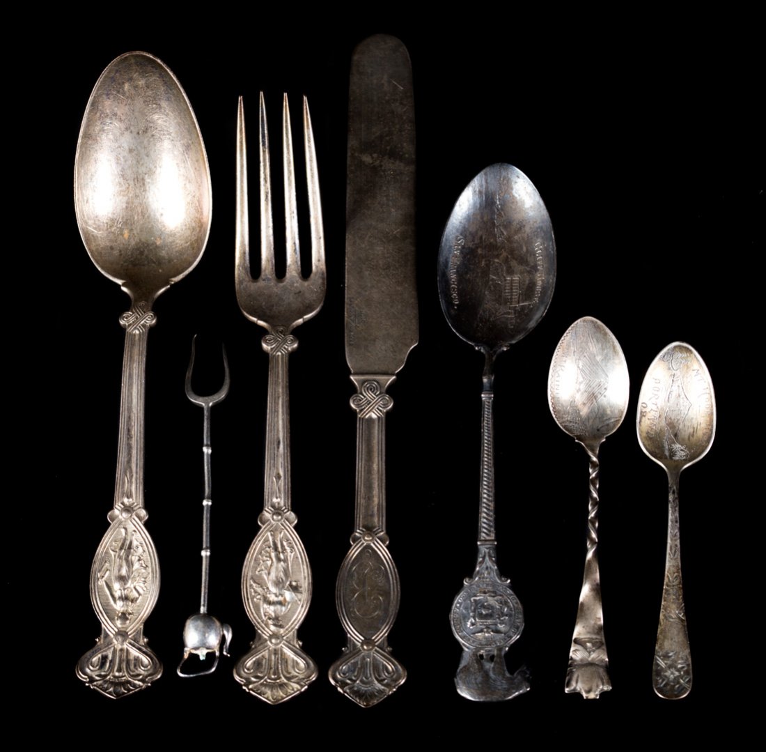 Braverman & Levy Neo-Grec silver place setting (1 of 3)