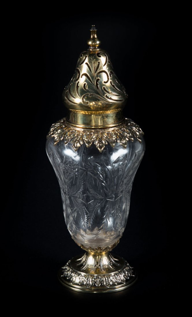 Black Starr & Frost gilt washed sterling caster (1 of 4)