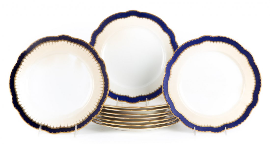 10 Coalport china dinner plates (1 of 4)