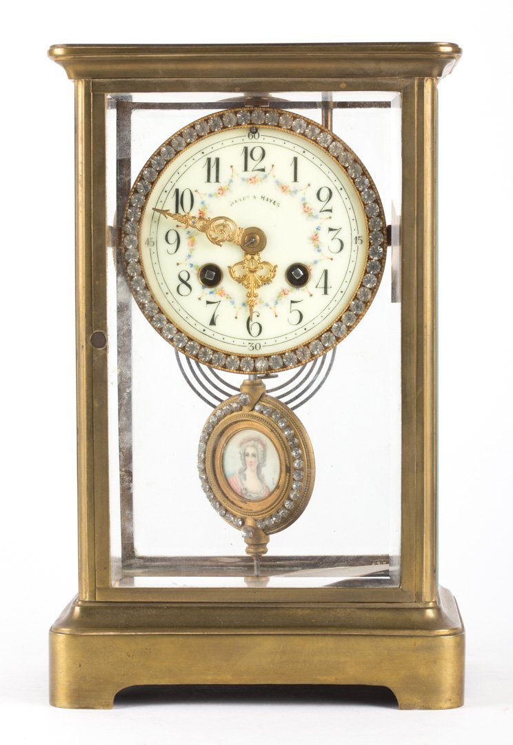 French crystal regulator mantel clock (1 of 5)