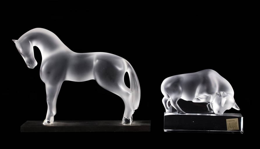 Two Lalique crystal animals May 14, 2016 Alex Cooper in MD