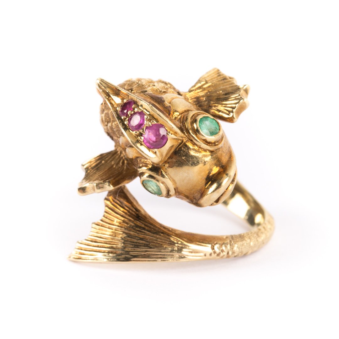 A Lady's Gold Koi Ring (1 of 5)