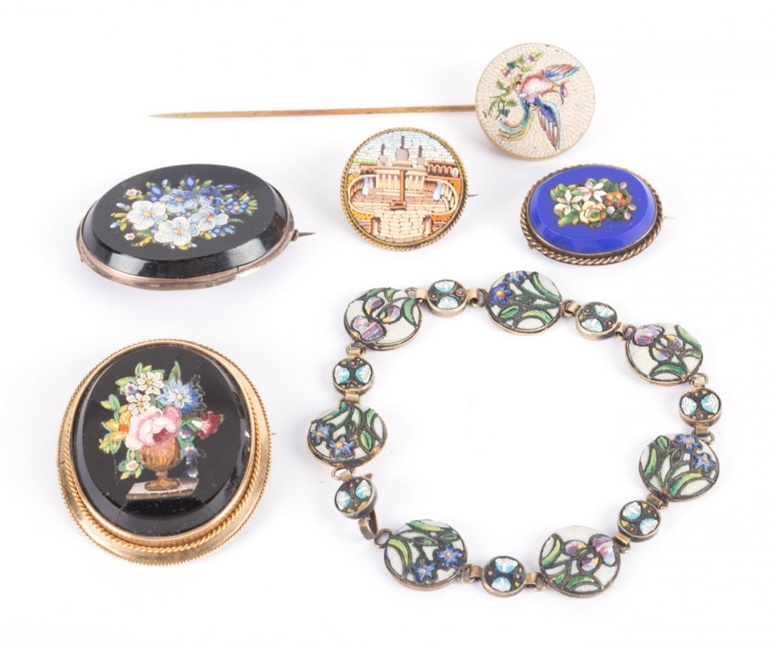 An Assortment of Micro Mosaic Jewelry (1 of 4)