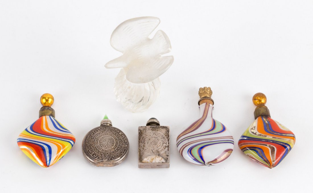 A Collection of Perfume Bottles Featuring Lalique (1 of 4)