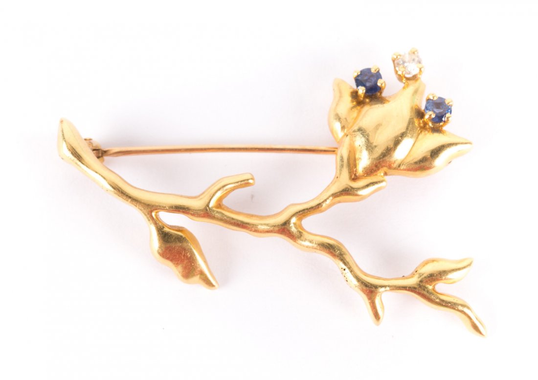 A Tiffany & Co. Vintage Flower Brooch (1 of 4)