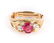 A Lady's Spinel and Diamond Ring with Ruby Pendant - 3