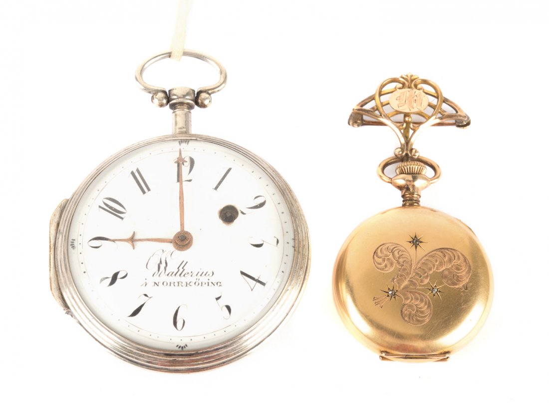 A Rare Pocket Watch and a Pendant Watch (1 of 7)