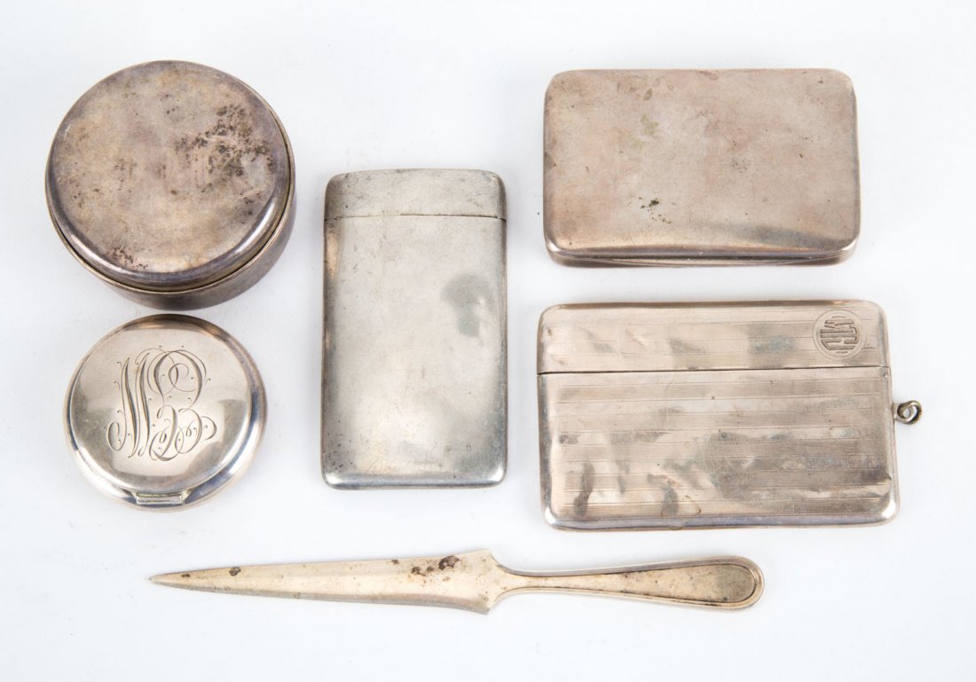 American & Continental silver personal items (1 of 3)