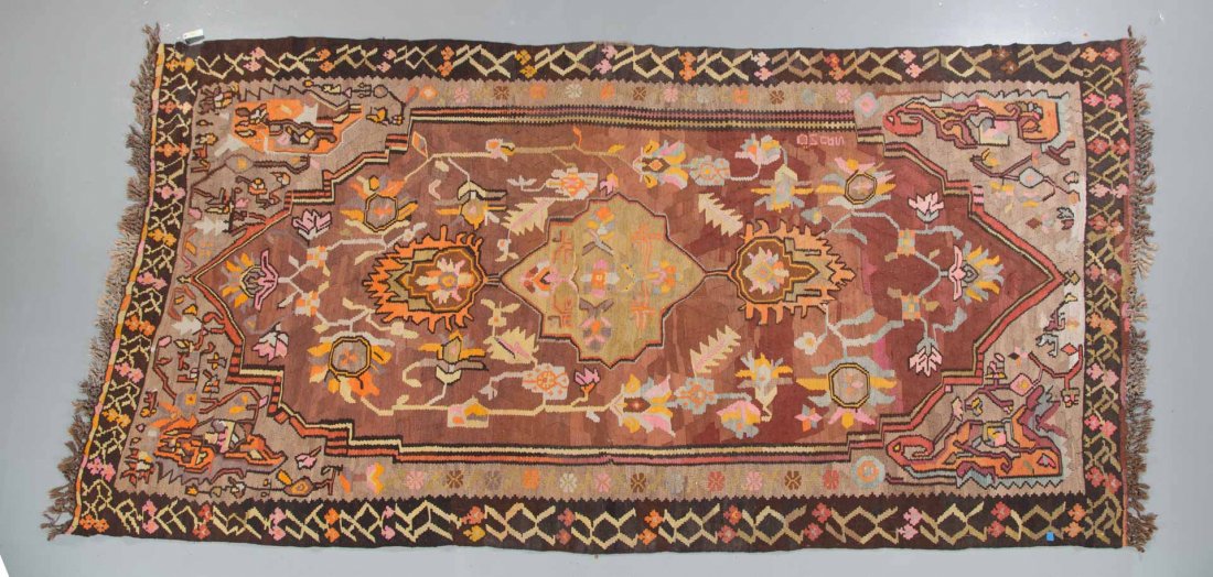 Semi-antique Turkish Kelim rug, approx. 6.9 x 12.8 (1 of 1)