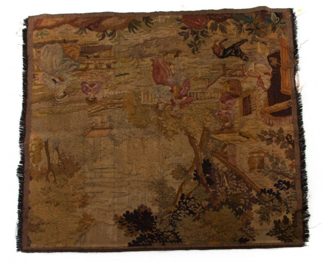 Brussels tapestry, approx. 4.6 x 4.9 (1 of 4)