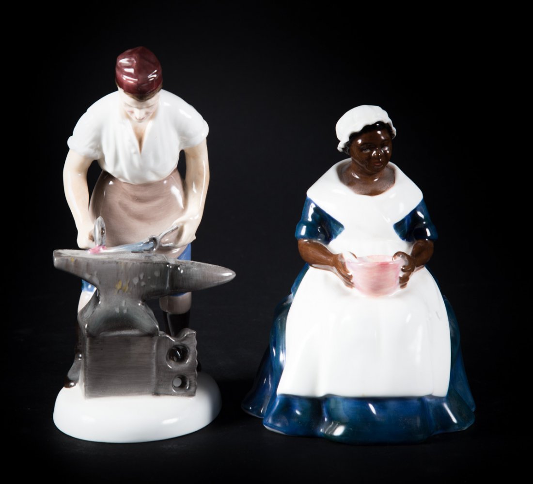 Two Royal Doulton china figures (1 of 5)