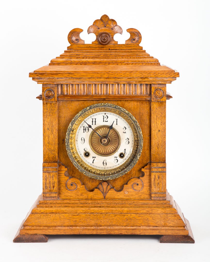 Ansonia oak mantel clock (1 of 5)