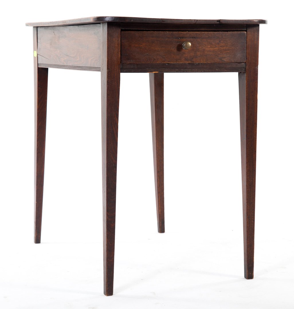 Federal style walnut side table (1 of 4)