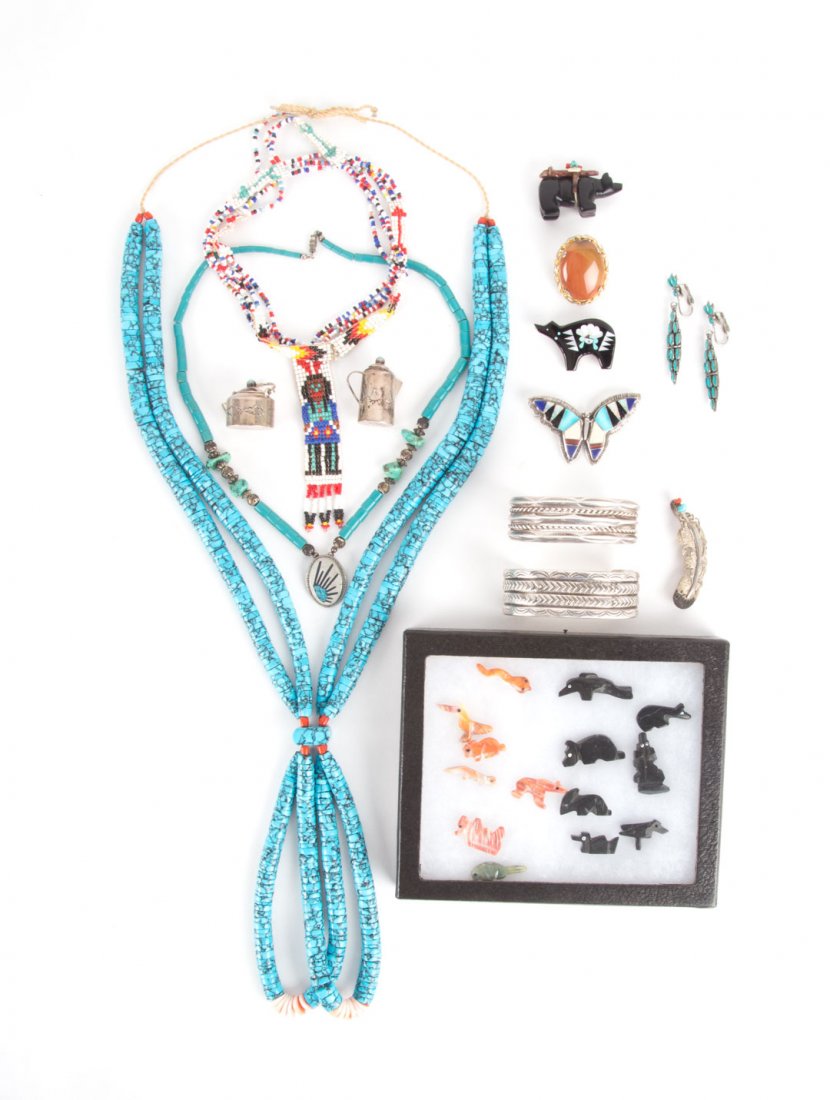 A Collection of Native American Jewelry & Fetishes (1 of 6)
