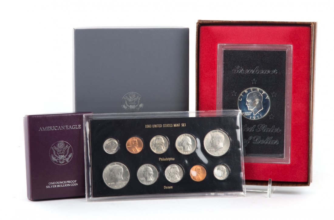 [US] 1991 Prestige Set and Proof Silver Eagle Plus (1 of 4)